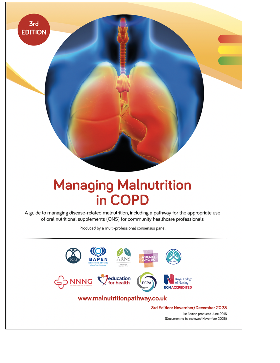 The term malnutrition can refer to both over and under nutrition. In this guide to Malnutrition in COPD - chronic obstructive pulmonary disease, malnutrition refers to under nutrition