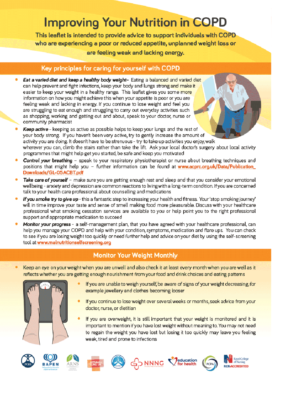 A yellow guide nutrition in copd