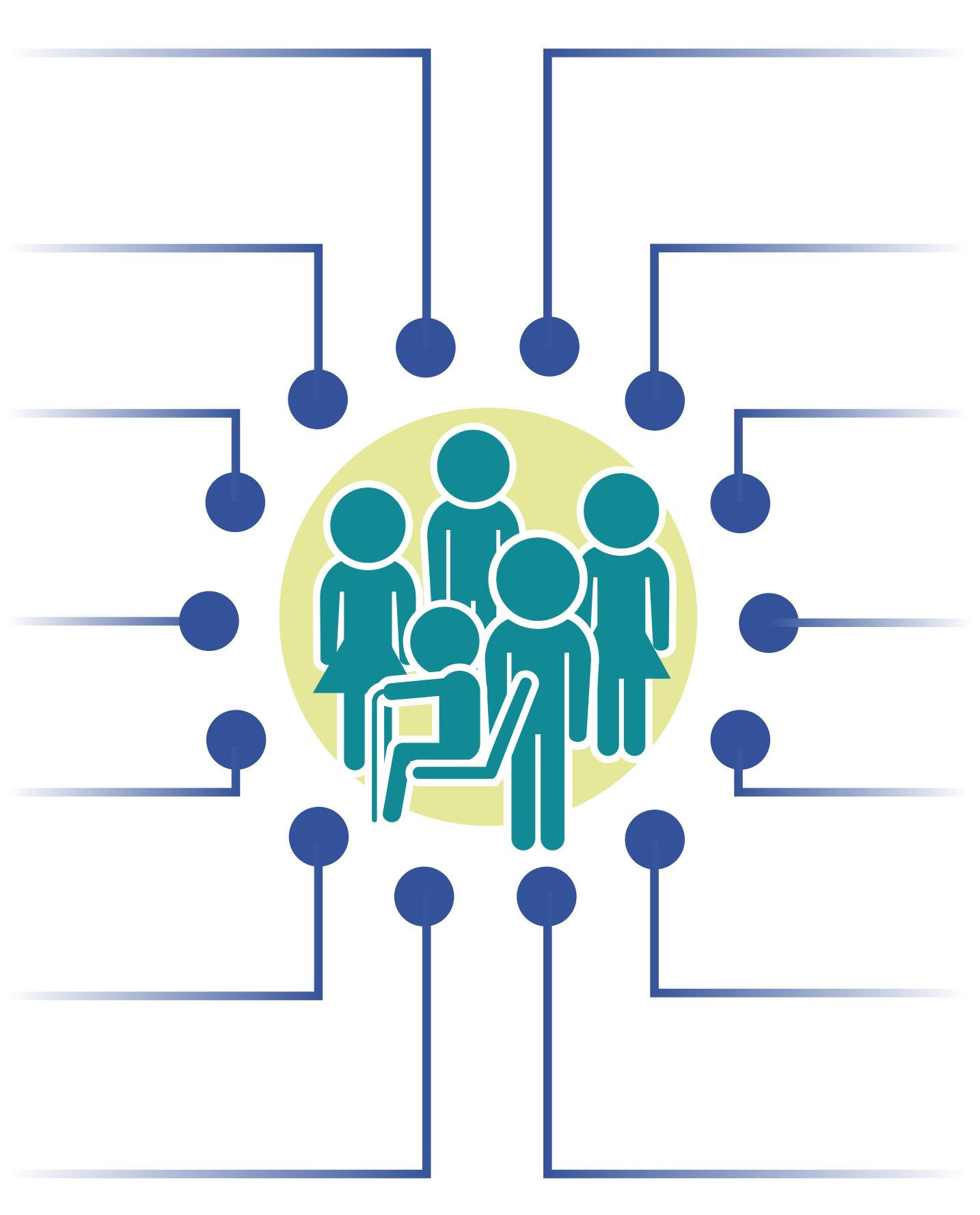 image of a typical PCN Network for primary Care Networks